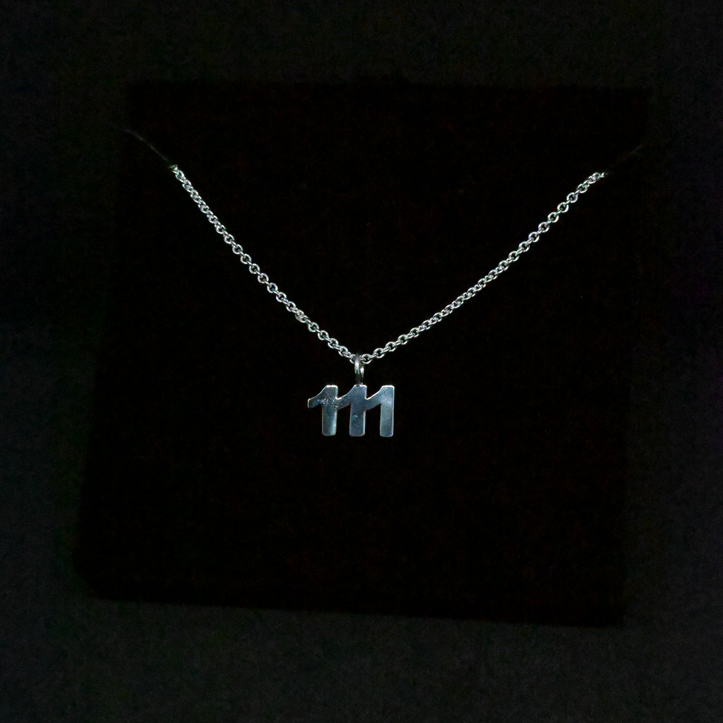 "111" Sterling Silver Chain