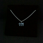 "111" Sterling Silver Chain