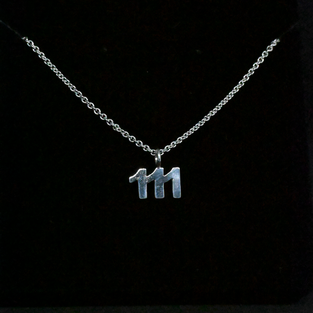 "111" Sterling Silver Chain