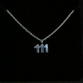"111" Sterling Silver Chain