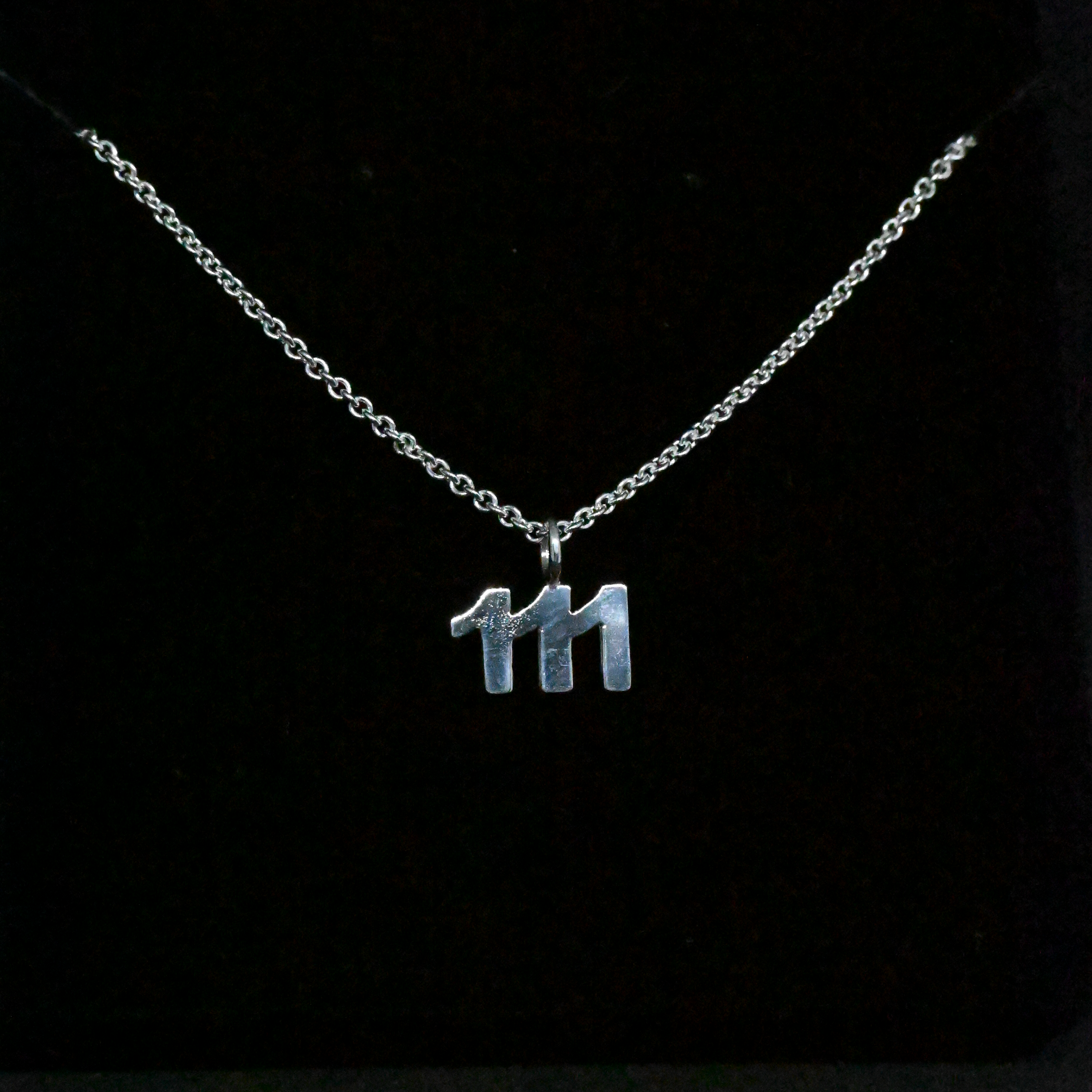 "111" Sterling Silver Chain