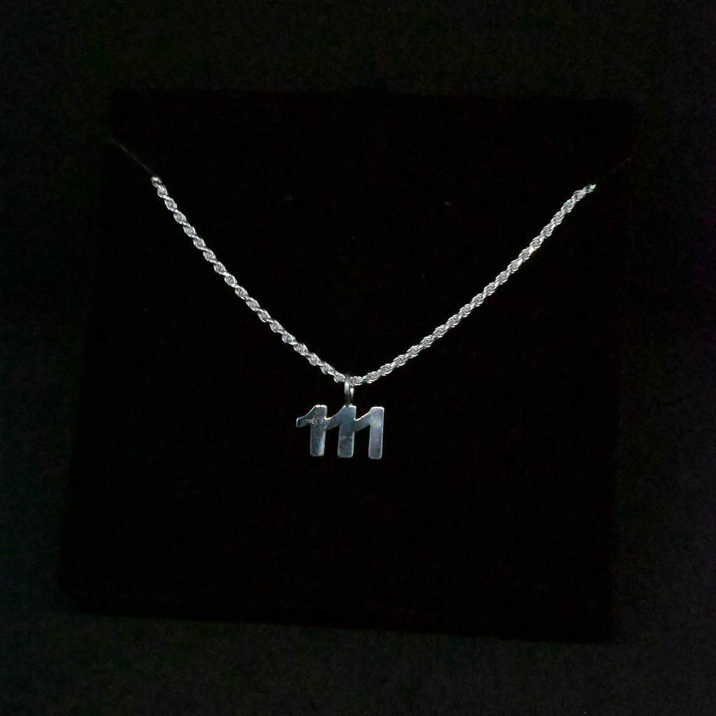 "111" Sterling Silver Chain