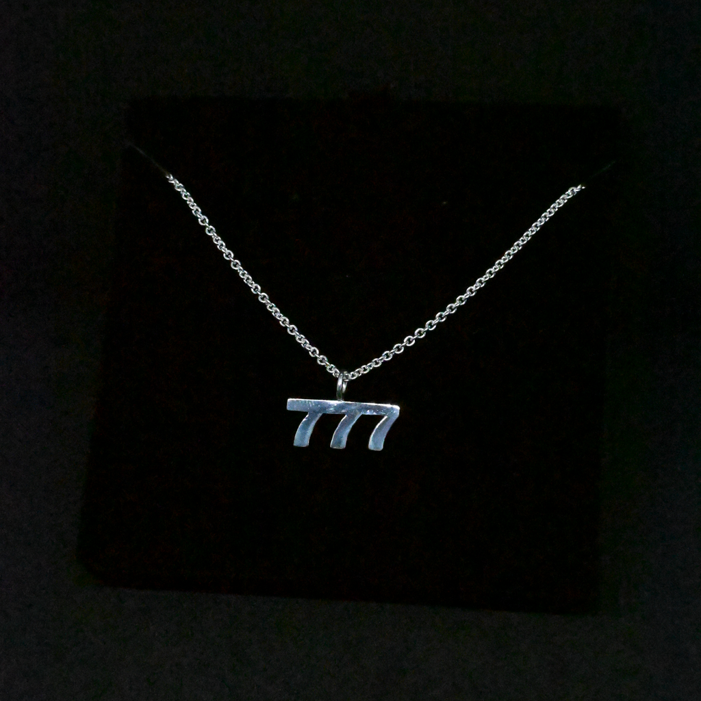 "777" Sterling Silver Chain