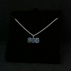 "888" Sterling Silver Chain