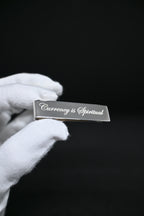 "Currency is Spiritual" - Sterling Silver Money Clip