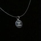 “Passion, Drive, Laughter” Sterling Silver Chain - Micro