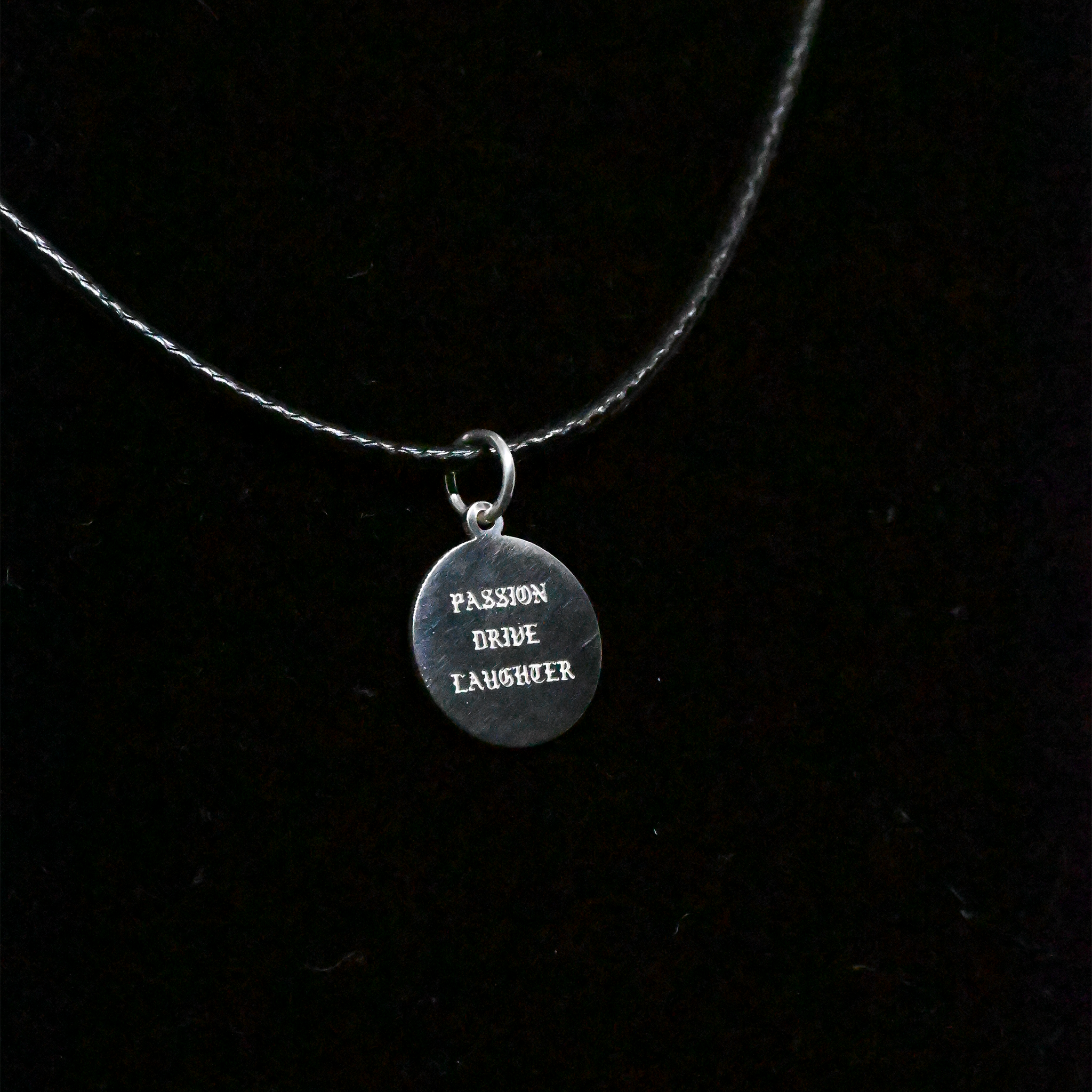 “Passion, Drive, Laughter” Sterling Silver Chain - Micro