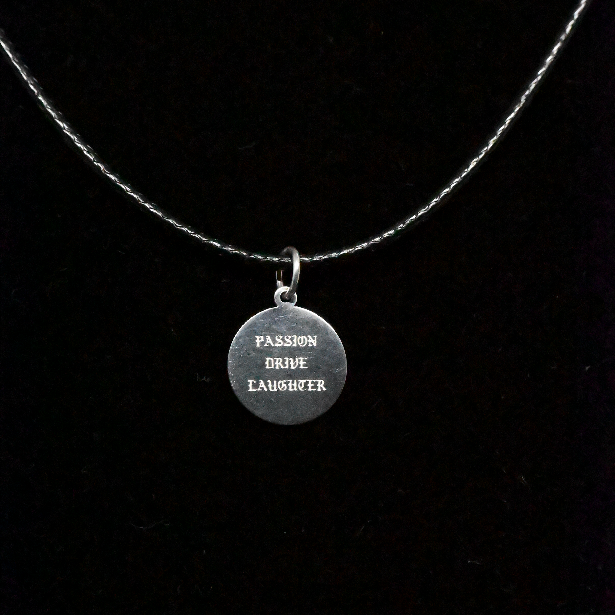 “Passion, Drive, Laughter” Sterling Silver Chain - Micro