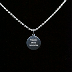 “Passion, Drive, Laughter” Sterling Silver Chain - Micro
