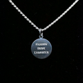 "Passion, Drive, Laughter" Sterling Silver Chain