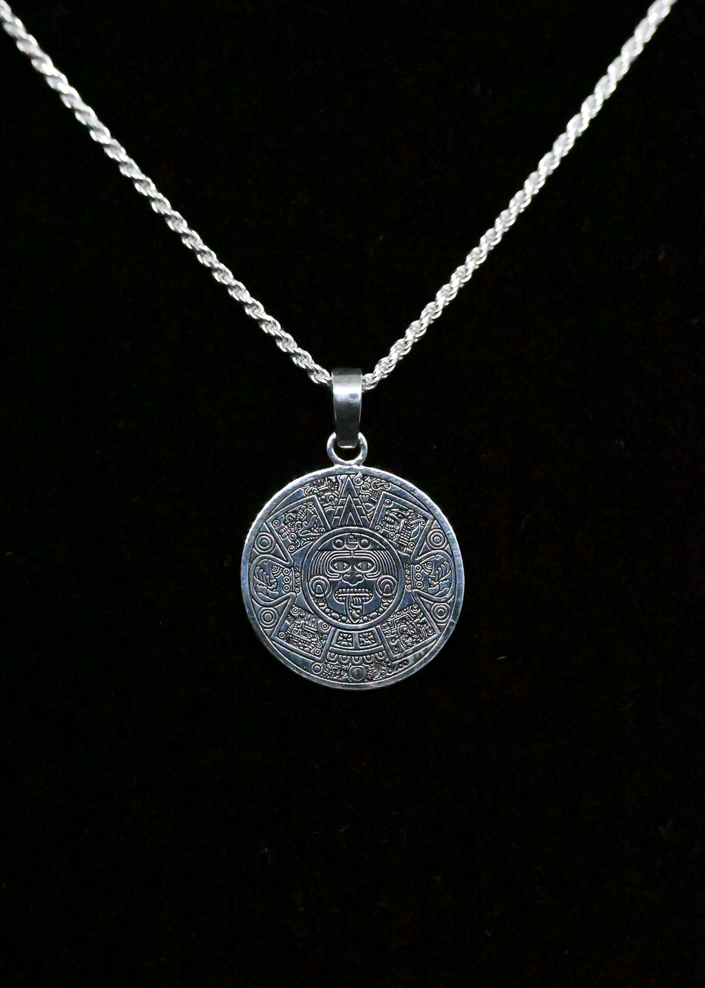 "Aztec" Sterling Silver Chain