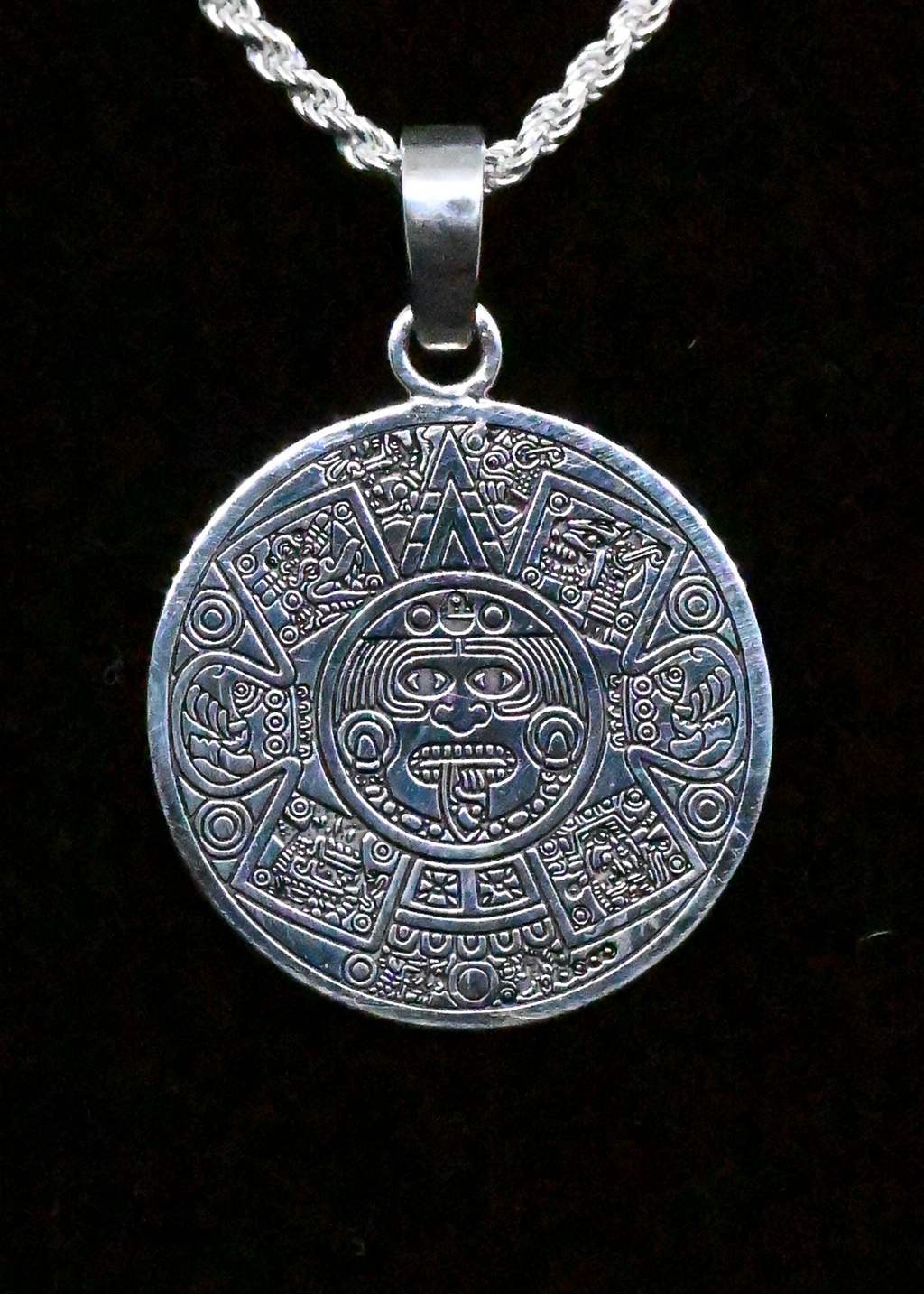 "Aztec" Sterling Silver Chain