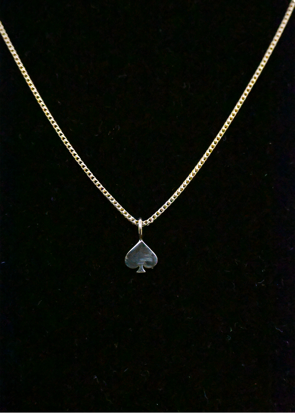 "Spade" Yellow Gold Chain - 14K