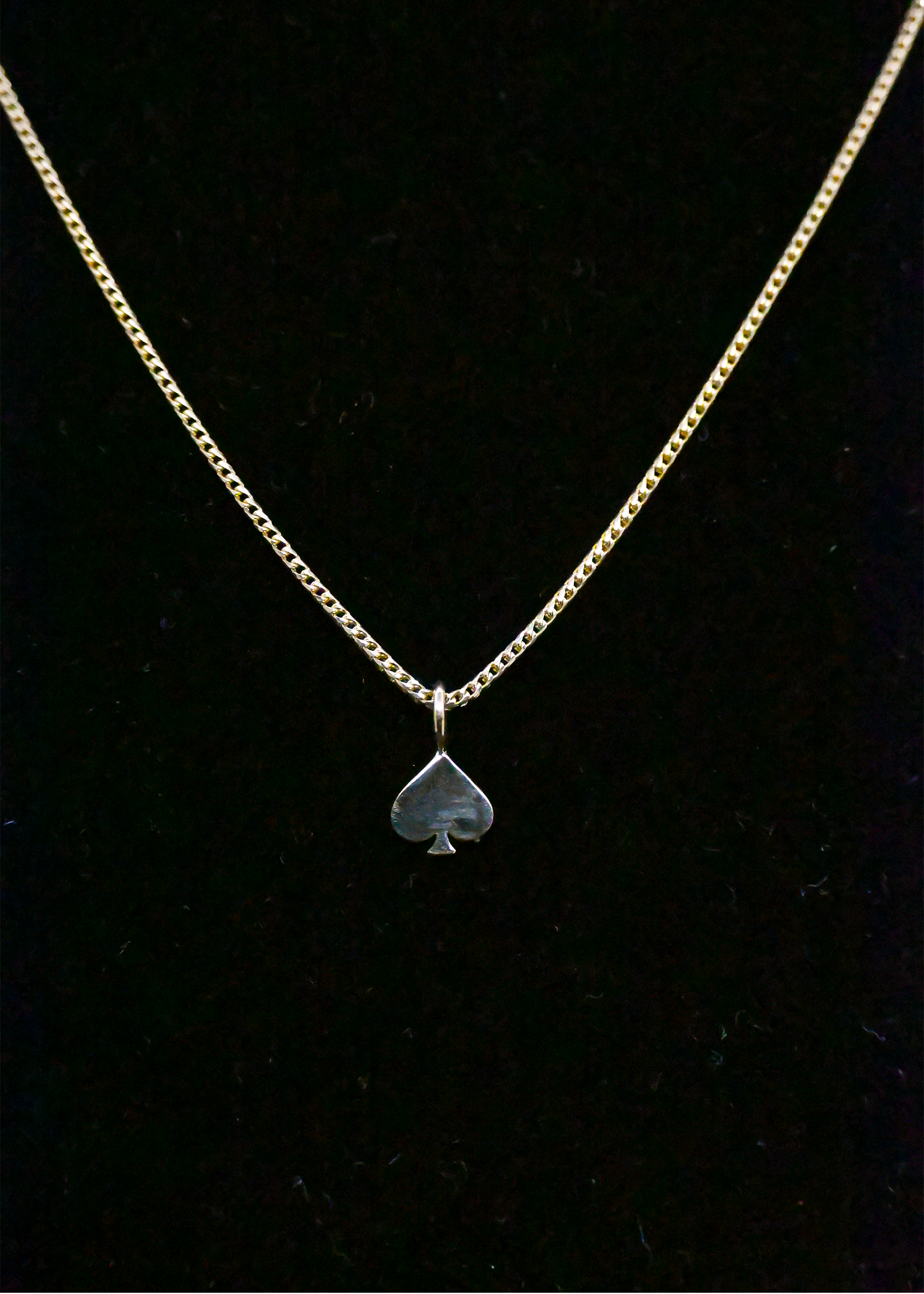 "Spade" Yellow Gold Chain - 14K