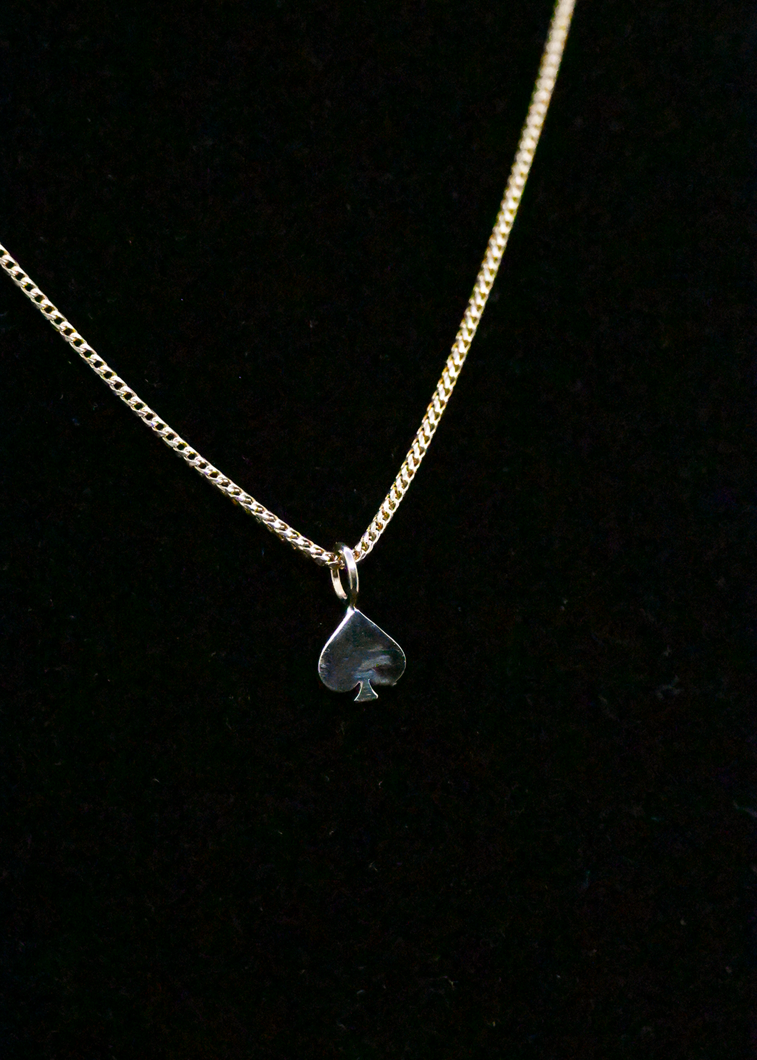 "Spade" Yellow Gold Chain - 14K